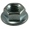 Midwest Fastener Flange Nut, M8-1.25, Steel, Class 10, Zinc Plated, 30 PK 72991